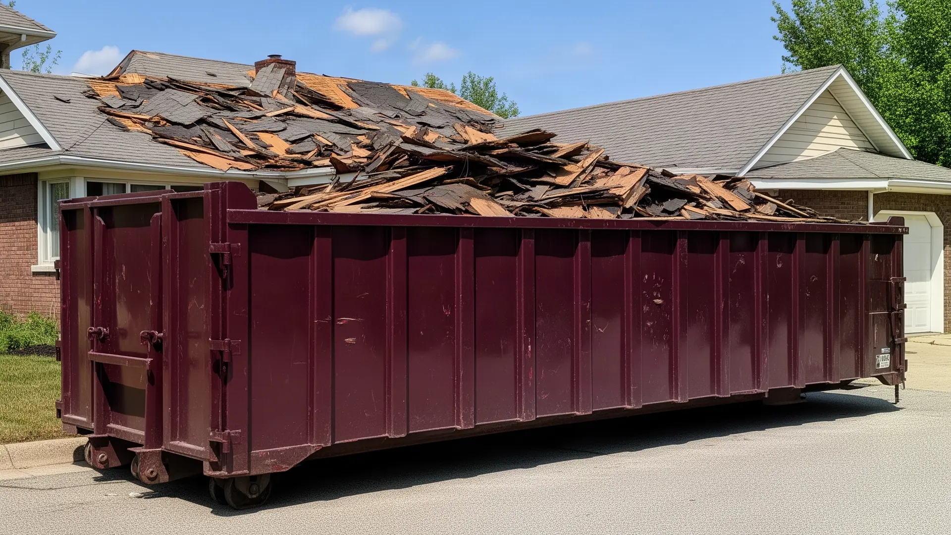 Roll-off dumpster from Eco Elite Dumpster Rental in Adelanto, CA